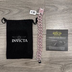 Invicta Elements 7” Men's Drip Chain Bracelet, Rosé Chrome Bracelet Bundle